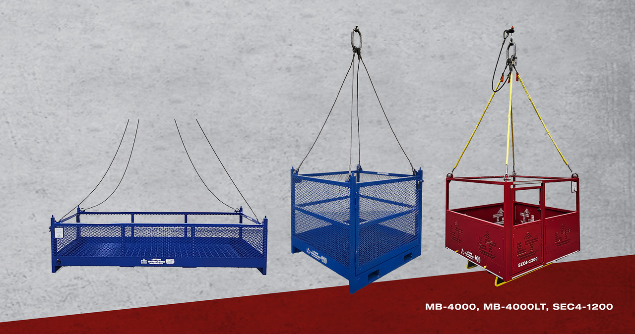 MATERIAL HANDLING & PERSONNEL CRANE BASKETS